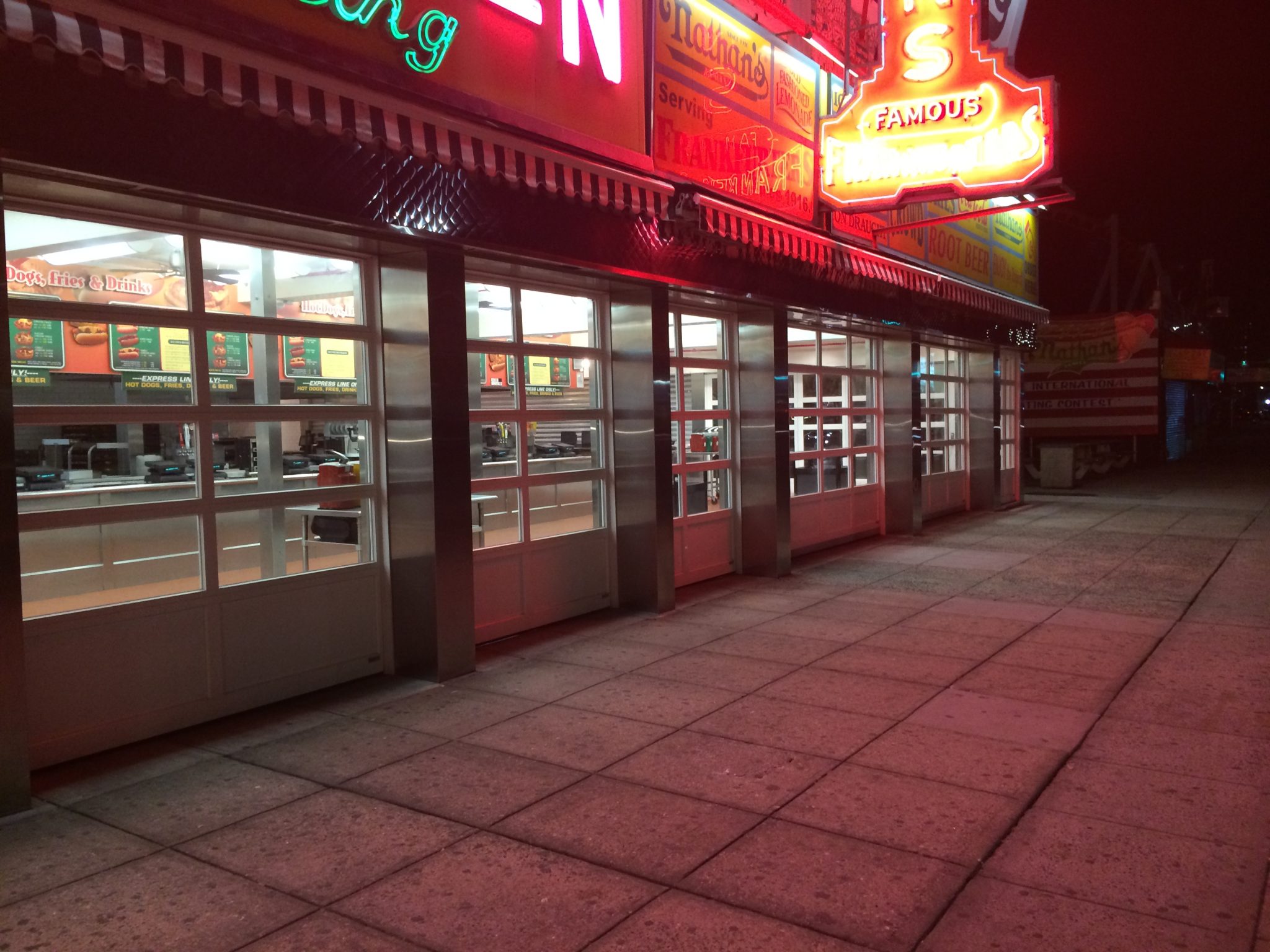 nathans coney island empty