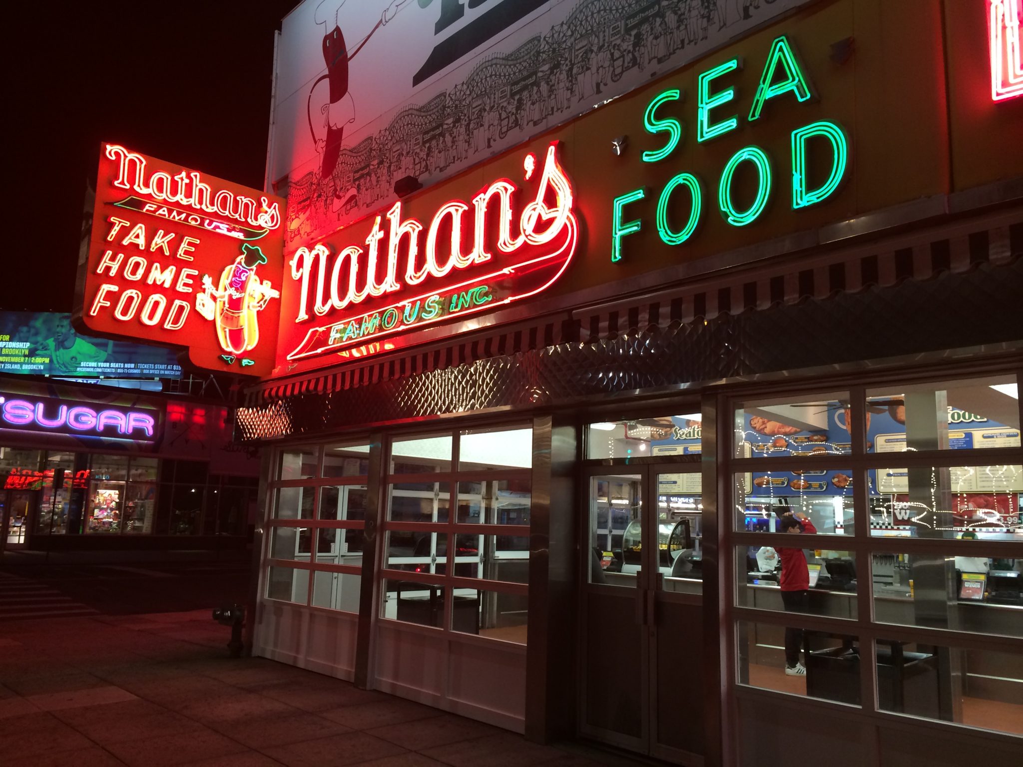 nathans in coney island