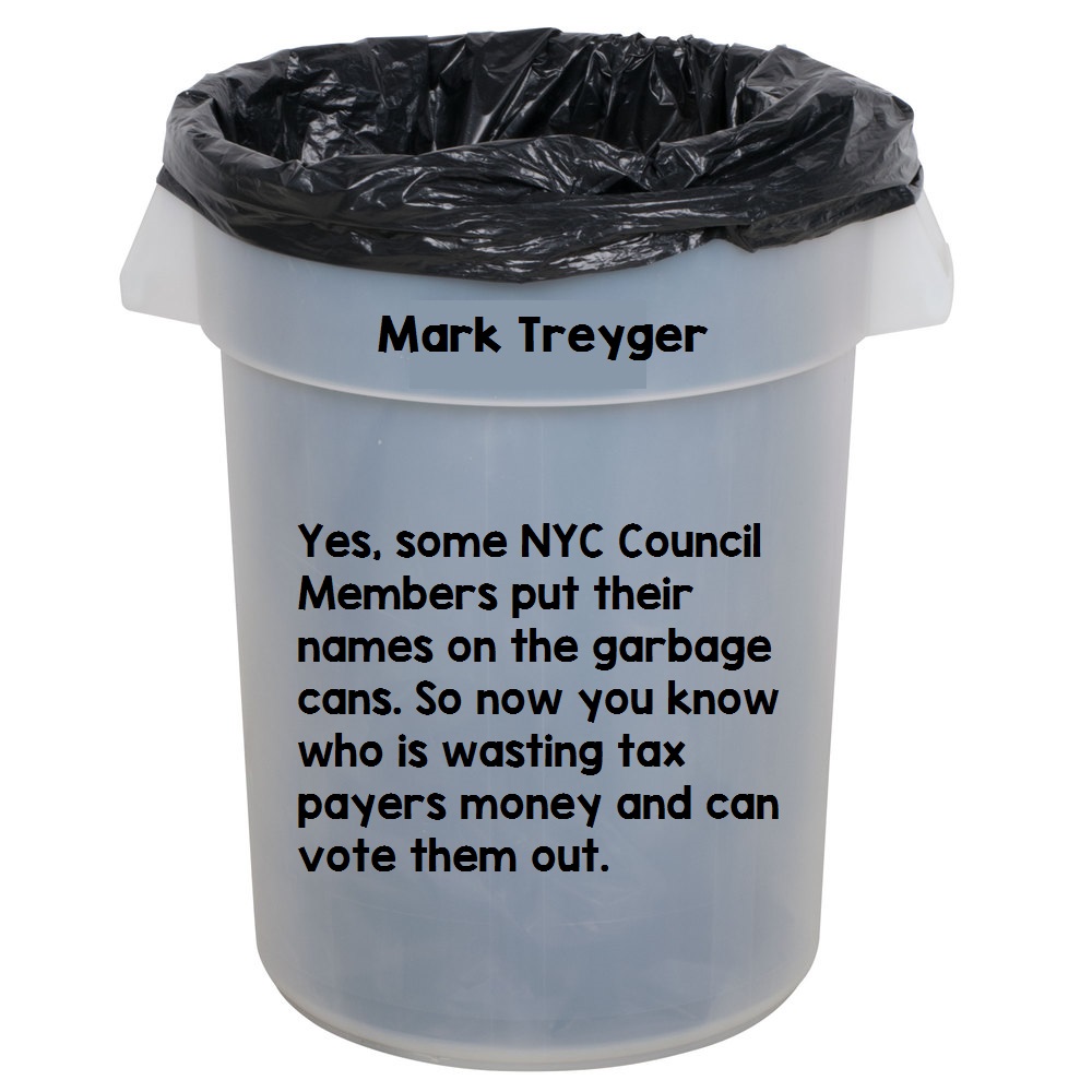 mark treyger garbage can