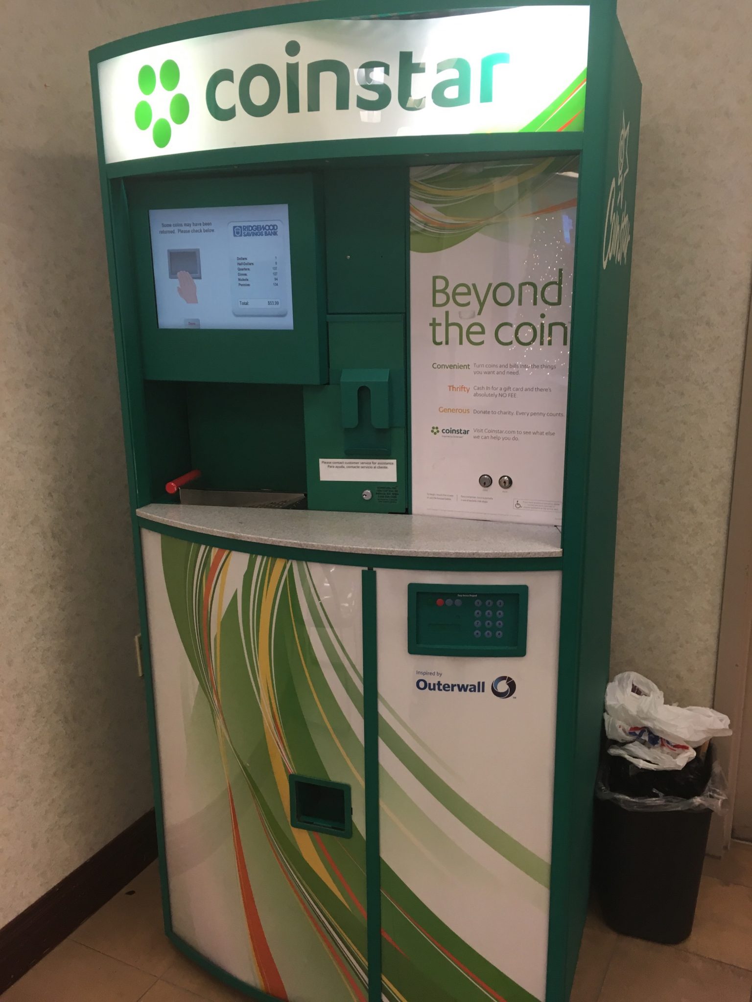 Coin Counting Machines in Bay Ridge Brooklyn Free Coinstar