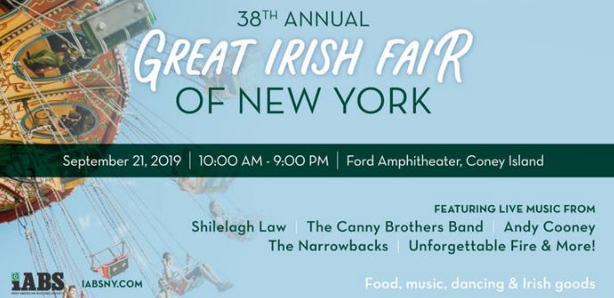 Great Irish Fair 2019 in Coney Island Brooklyn