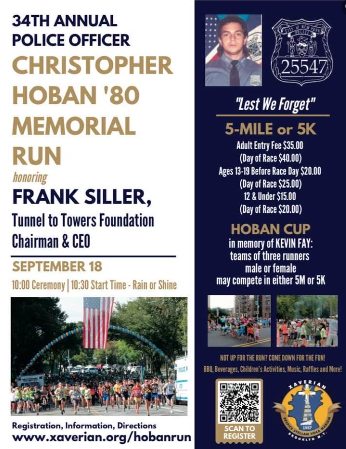 Chris Hoban Run in Bay Ridge September 18th