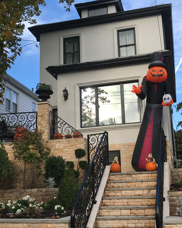 Festive Dyker Heights Halloween House