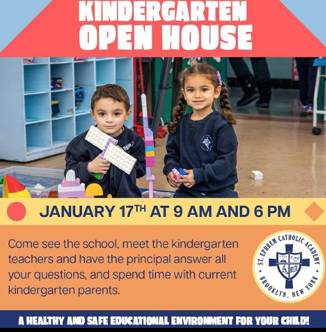 Open House at St. Ephrem School in Brooklyn - January 2023