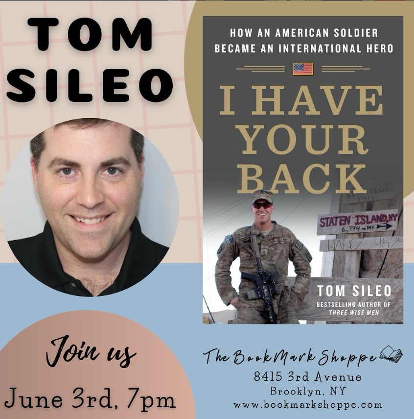 Meet Tom Sileo at The Bookmark Shoppe 6/3